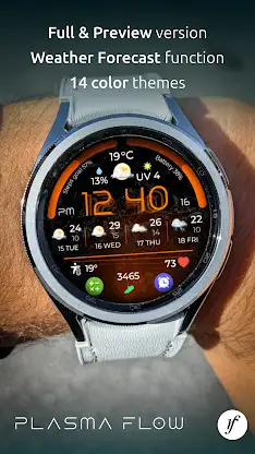 Plasma Flow Full Watch Face screenshot 2