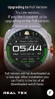 RealTex Lite Watch Face screenshot 6