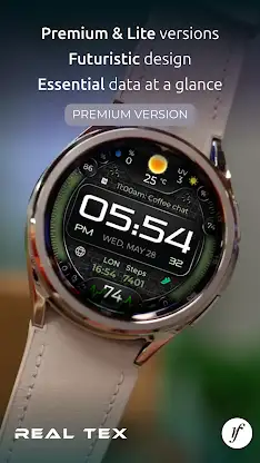 RealTex Lite Watch Face screenshot 2