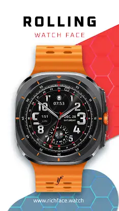 Rolling Watch Face Premium screenshot 1