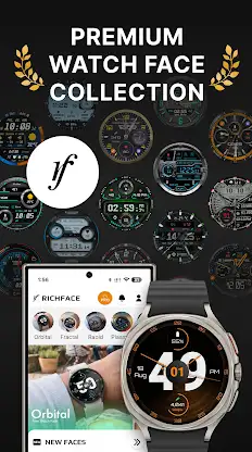 RichFace: Watch Faces Wear OS screenshot 1