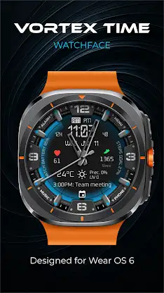 Vortex Time Watch Face screenshot 1