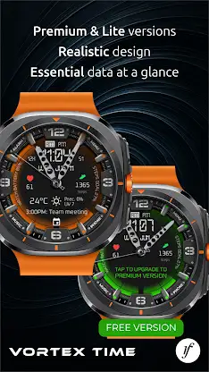 Vortex Time Watch Face screenshot 2