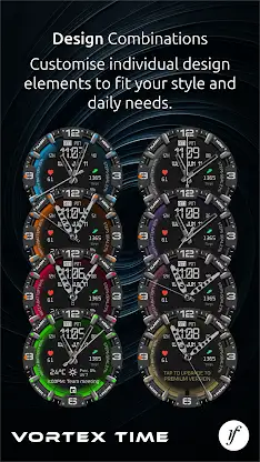 Vortex Time Watch Face screenshot 7
