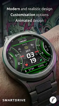 SmartDrive Watch Face screenshot 2