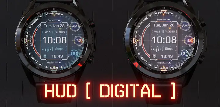HUD Digital Animated — Android app banner
