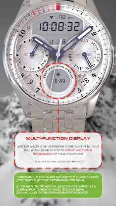Moonphase Day-Date Watch Face screenshot 4