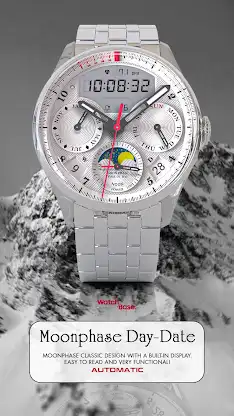 Moonphase Day-Date Watch Face screenshot 1
