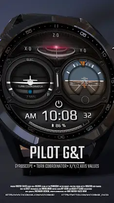Pilot Gyroscope Watch face screenshot 1