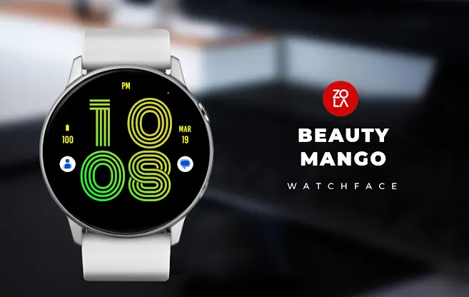 Beauty Mango Watch Face screenshot 1