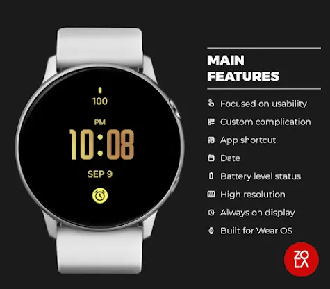 Beauty Sand Modern Watch Face screenshot 2