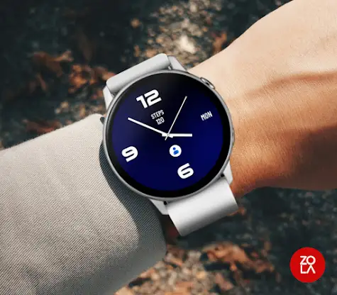 Blue Black MX Watch Face screenshot 3