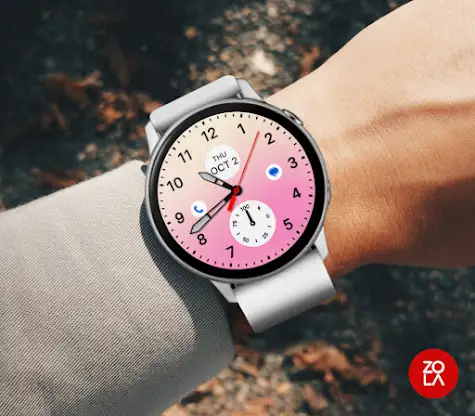 Blush Pink Elegant Watch Face screenshot 3