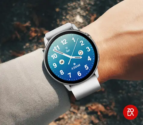 Casual Ocean Blue Watch Face screenshot 3