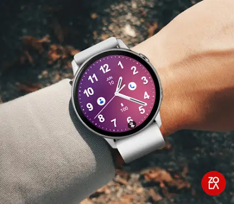 Casual Purple Pink Watch Face screenshot 3