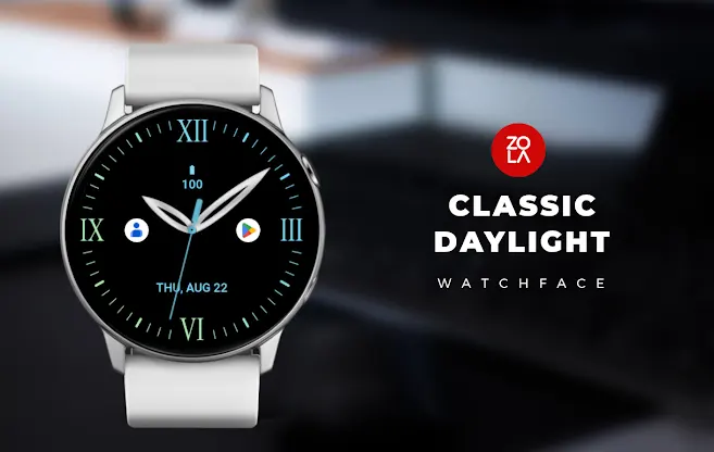 Classic Daylight Watch Face screenshot 1