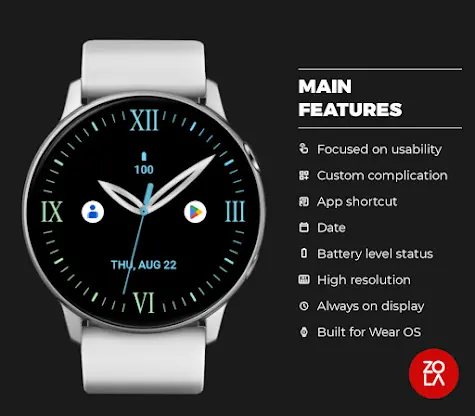 Classic Daylight Watch Face screenshot 2