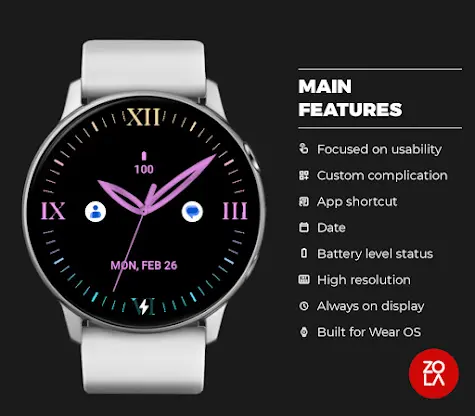 Classic Summer Watch Face screenshot 2