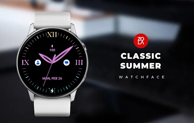 Classic Summer Watch Face screenshot 1