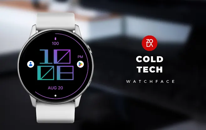 Cold Tech Watch Face screenshot 1