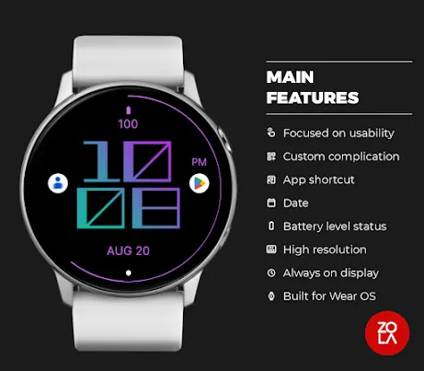 Cold Tech Watch Face screenshot 2