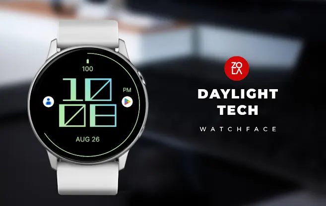 Daylight Tech Watch Face screenshot 1