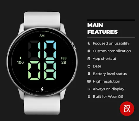 Digital Daylight Watch Face screenshot 2