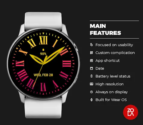 Flame Classic Watch Face screenshot 2