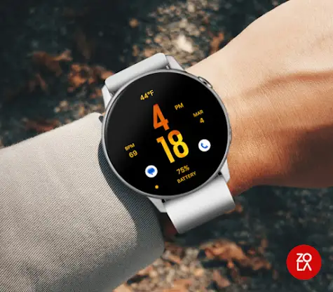 Flat Sunset Watch Face screenshot 3
