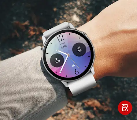 Fresh Blue Magenta Watch Face screenshot 3