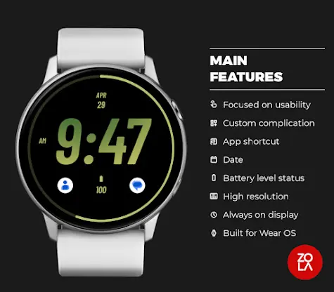 Green Army Run Watch Face screenshot 2