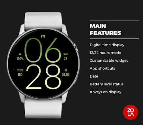 Honeydew Light Watch Face screenshot 2
