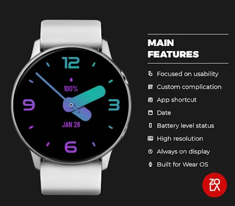 Huge Cold Watch Face screenshot 2