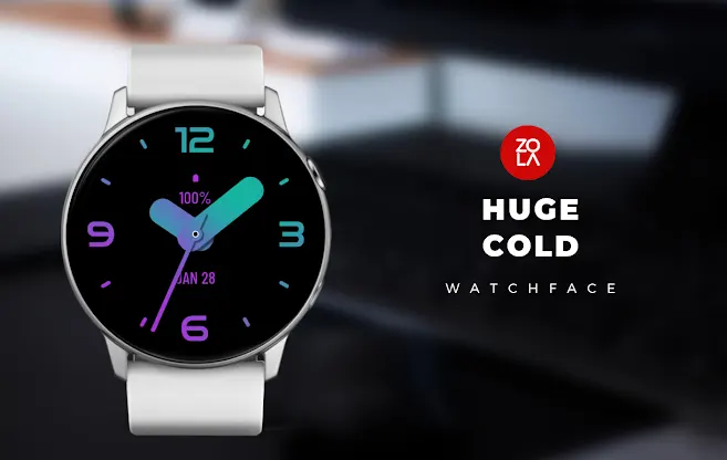 Huge Cold Watch Face screenshot 1