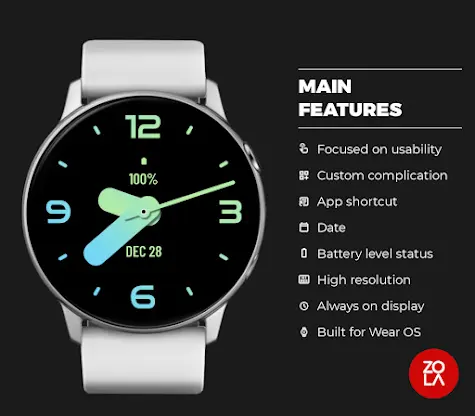 Huge Daylight Watch Face screenshot 2