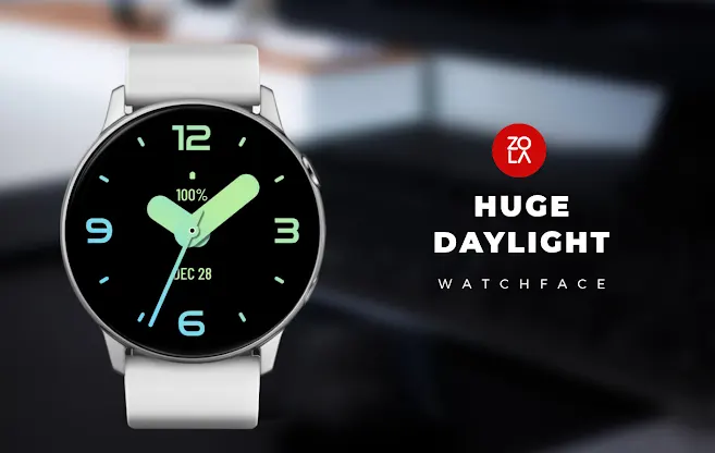 Huge Daylight Watch Face screenshot 1