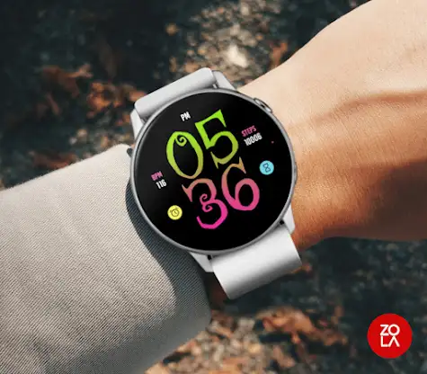 Magic Green Pink Watch Face screenshot 3