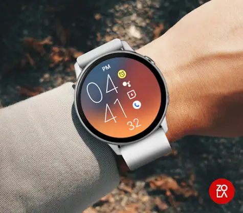 Minimal Red Flame Watch Face screenshot 3