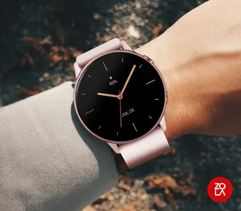 Minimal Rose Gold Watch Face screenshot 3