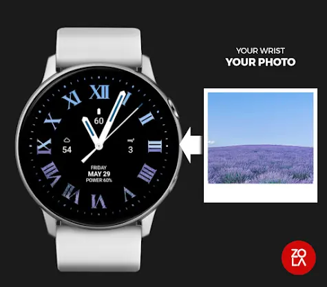 Orange Tosca Analog Watch Face screenshot 4