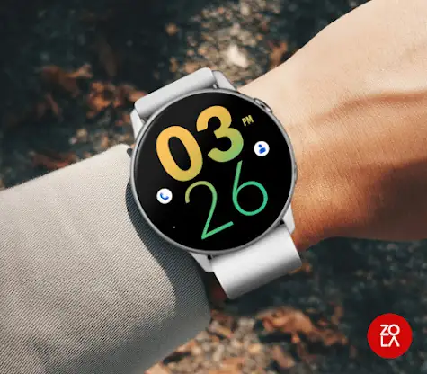 Orange Tosca Large Watch Face screenshot 3