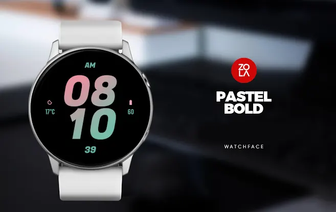 Pastel Bold Watch Face screenshot 1