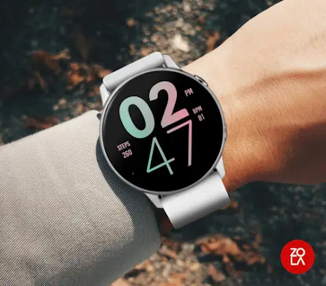 Pastel Large Watch Face screenshot 3