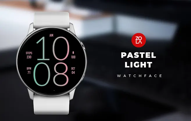 Pastel Light Watch Face screenshot 1