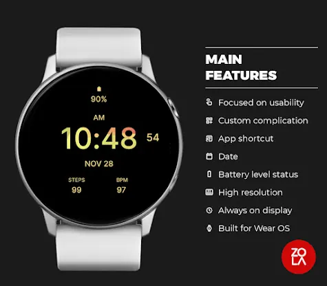 Pure Sunset Watch Face screenshot 2