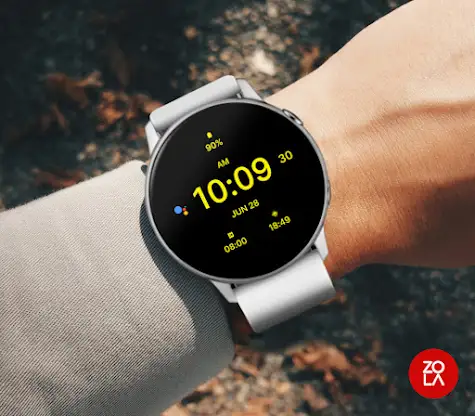 Pure Yellow Watch Face screenshot 3