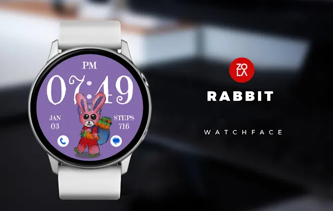 Rabbit Watch Face screenshot 1