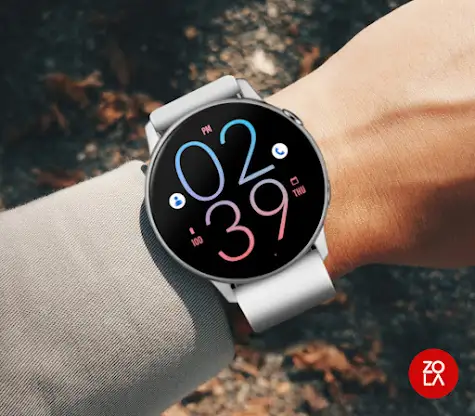 Red Blue Sky Light Watch Face screenshot 3