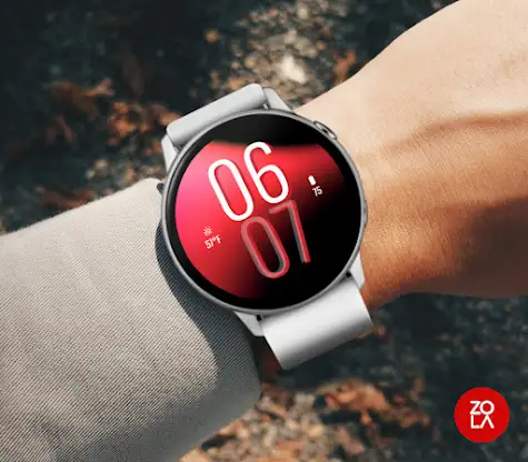 Red Flux Watch Face screenshot 3