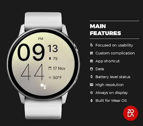 Simply Cloud Watch Face screenshot 2